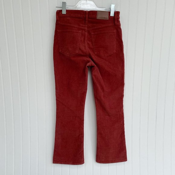 Madewell Corduroy Pants Cali Demi-Boot Jeans Rust - Picture 6 of 11